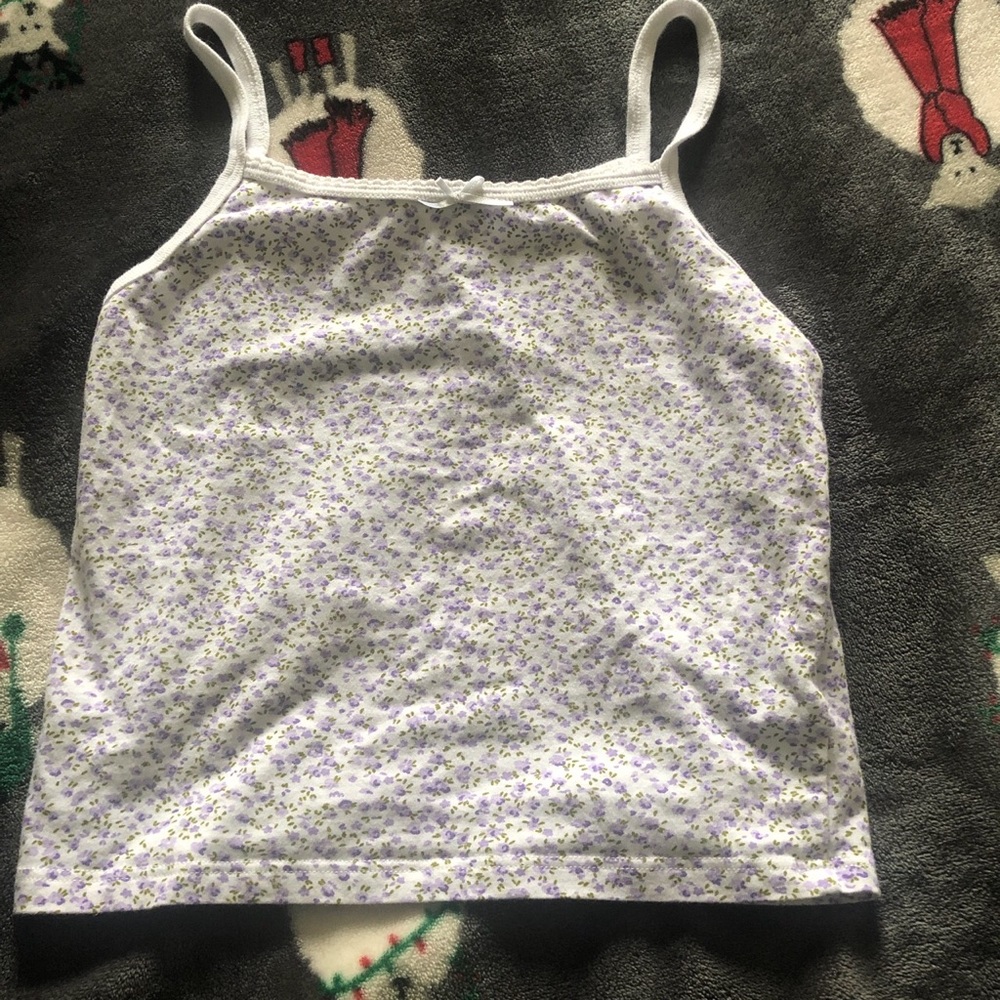 Rare Brandy purple floral belle tank!